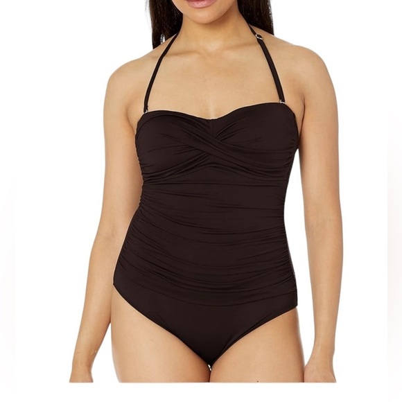 Anne Cole Other - NEW Anne Cole Twist Front Shirred One Piece Swimsuit